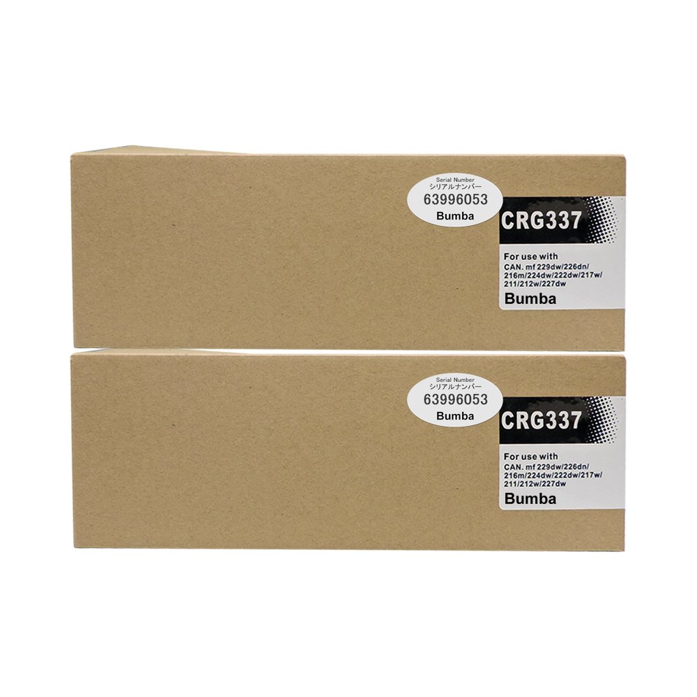 Amazon.co.jp: Canon (キャノン用) CRG-337(BK/ブラック)-2本 Bumba製